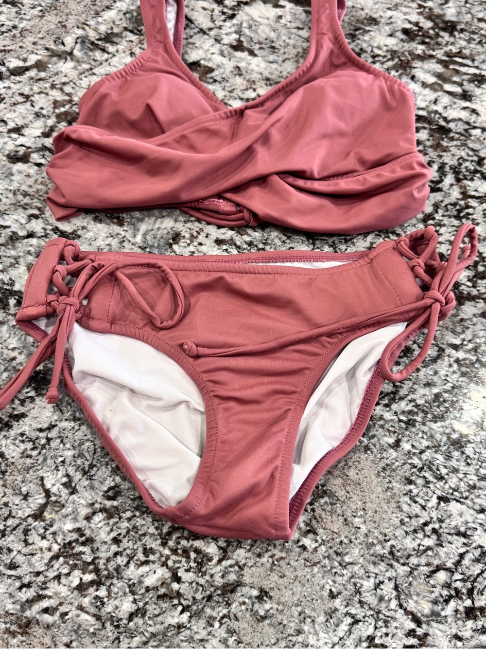 Venus Rose Mauve Two-Piece Bikini Set - Picture 3 of 12